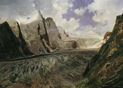 Thomas Ender Der Grobglockner mit der Pasterze oil painting picture